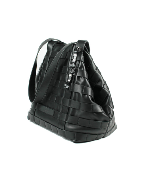 LEATHER MILITARY TOTE