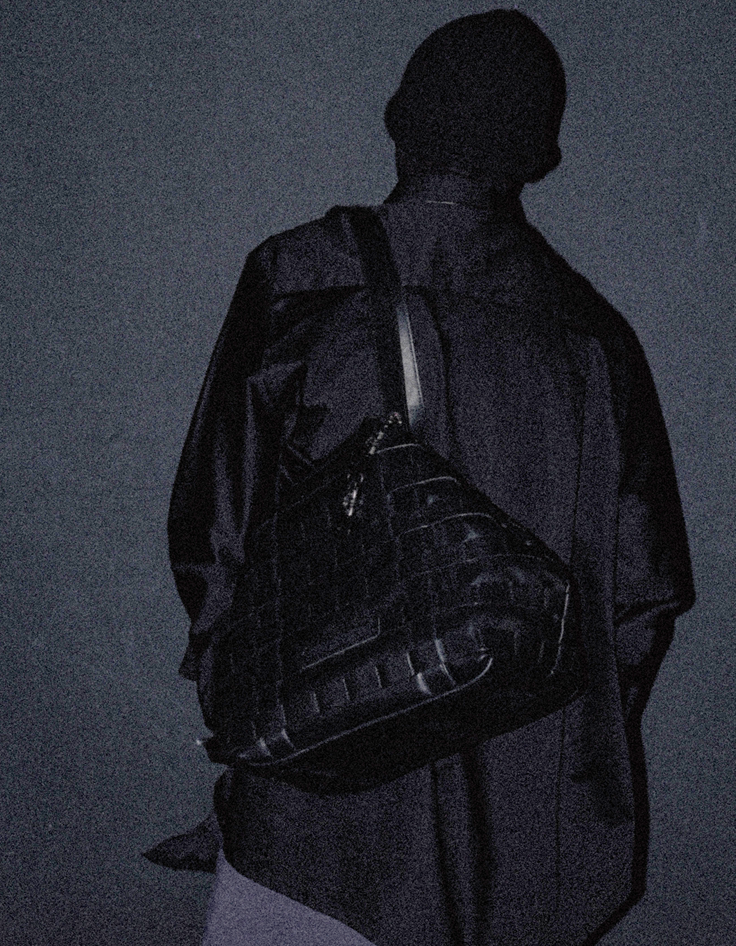 LEATHER MILITARY TOTE