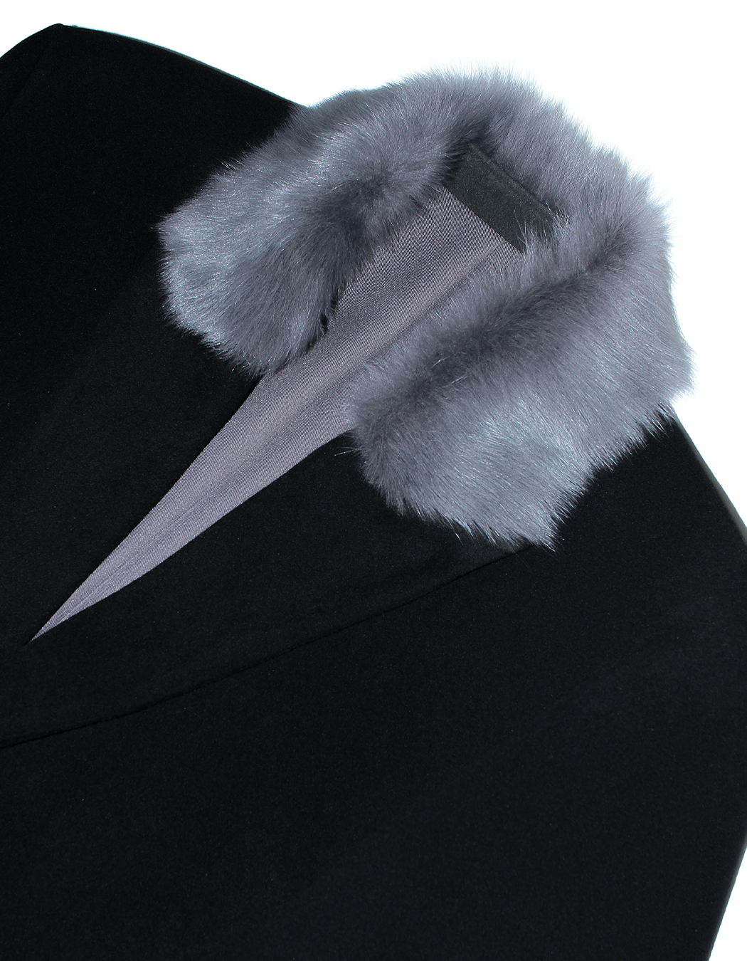 FUR COLLAR COAT